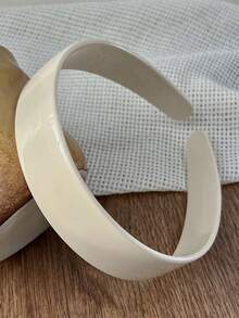 1pc Women's High Crown French Classic Fashion Wide Leopard Print Acetate Headband, Outdoor Washing Face Hair Clip With Teeth Anti-Slip, Hair Tidy Headpiece - Multicolor - View 12