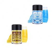 10 Colors Luster Dust Edible Set, Glitter Drink Edible Glitter For Cocktails Baking Dessert Decoration, Glitter Shimmer Sprinkle Powder For Drinks, Baking, Beverages, Cakes, Strawberries, Fondant, Vegan