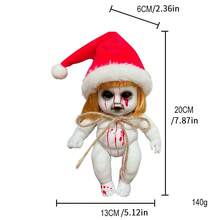 1/2 Pieces Halloween Decoration Hanging Ghost Doll, Decorative Art Style, Halloween Christmas Bar Ghost Courtyard Horror Prop Decoration Hanging Decoration Doll, Horror Themed Strange Holiday Decoration, Non Electric, Other Materials - Halloween Accessories Home Decor Room Decor