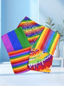 1 件涤纶佩斯利围巾，多功能头巾，嘻哈摇滚户外头饰，面罩配件，骑行徒步防风防晒围巾，男女通用轻质编织头带，可机洗和干洗，酷炫时尚头巾