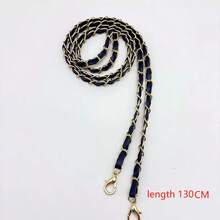 1pc Gold Leather Phone Lanyard, Pearl Crossbody Phone Strap, Women's Multi-Color Long Halter Phone Charm, Bag Chain Keychain (Phone Case Not Included) - Multicolor - View 13