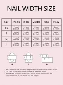 56 毫米超长细高跟指甲法式手工按压式指甲，多色指甲尖带有眼饰、水钻、闪粉、镜面粉、猫眼渐变、手绘万圣节主题 3D 设计，具有立体复合图案、撞色和混合创意元素 - 全覆盖人造 DIY 光泽假指甲套装 10 件/包美甲用品美甲 - 彩色 - 查看 10