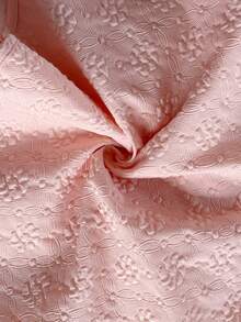 Camiseta de tirantes con textura informal para mujer - Rosa - Ver 5