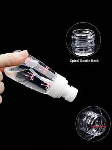 蝴蝶结装饰细雾喷雾瓶，塑料旅行香水补充瓶，家居装饰，适用于客厅、卧室、浴室，旅行配件，婚礼，派对，男士生日礼物，送给妈妈、爸爸、朋友的礼物，新年礼物，用品，趣味礼物 - 彩色 - 查看 6