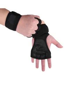 زوج قفازات رياضية نصف الأصابع للرجال والنساء، دعم معصم لرفع الأثقال، مضادة للتقرن، قفازات دراجة واقية، أغطية ذراع موضة الخريف