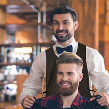 4 件男女通用无袖围裙，带 2 个口袋，防水防污，适用于厨房、家庭清洁、居家、沙龙、烹饪、烘焙 - 彩色 - 查看 5