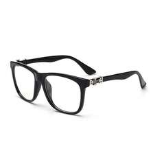 1pc, Elegant Oversized Square Frame Clear Lens Glasses - Stylish Minimalist Fashion Eyewear For Computer Use -  Design For Women And Men With Clear Vision, Photo Prop Accessories - 黑色 - 查看 2