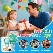 ODAPTO 电动跳舞章鱼玩具，音乐跳舞机器人，电动爬行章鱼玩具，带 LED 灯和音乐，灵活避开障碍物，同步声光，适合男孩和女孩的音乐玩具