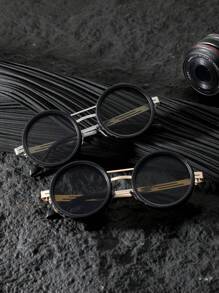 1 副可调节旋转变色复古装饰派对眼镜 - 彩色 - 查看 3