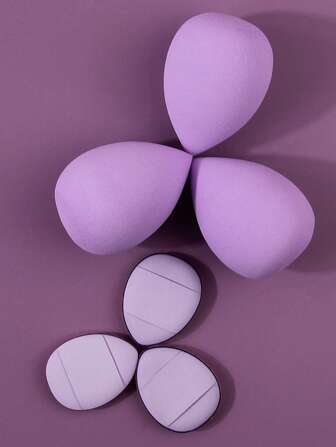 6件套化妆海绵套装 - 超柔软细腻质地，干湿两用，包含化妆海绵和迷你遮瑕拇指海绵，适用于面部上妆和补妆，价格实惠，可用于房间装饰、梳妆台、旅行、卧室等场合，是化妆配件的理想之选。产品标签：粉扑、美妆蛋、散粉扑、化妆海绵、价格实惠、圣诞礼物、化妆品、化妆工具、便宜好物、礼物、女士礼物、圣诞礼物