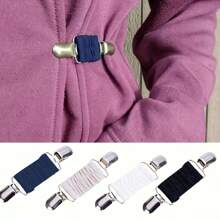 1/2/3/4/6/8pcs Vintage Rhinestone Shawl Clips, European And American Style Sweater Clips, Scarf Clips, Anti-Slip Brooch Collar Clips, Alloy Accessories