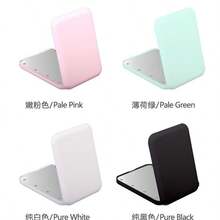 1PC Portable Led Lighted Magnifying Travel Makeup Mirror 1X/2X Magnification Folding Dual Sided Compact Handheld Illuminated Mirror For Home Tabletop Decoration, Bathroom, Dresser Vanity & Countertop Bedroom Travel Dormitory Mirror Women Gift,Graduation Season Gift