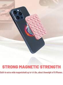 1pc - 24pcs Silicone Suction Cup Phone Holder Pad, Multi-Functional Suction Cup Wall Mount Bracket, Square Non-Slip Phone Case Stand, Suitable For Most Phones, Great For Home And Outdoor Shooting, Silicone Phone Suction Cup Holder, 24pcs Double-Sided Silicone Suction Cups, Easy Suction Cup Sticker, Non-Slip Phone Case, Portable Movable Stand