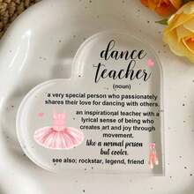 Centros de mesa, regalos únicos para maestros - Decoración de escritorio para maestros de danza, decoración de oficina para mujeres, decoración de habitación linda, decoración del hogar estética, regalos únicos para el cumpleaños de mujeres, regalos para maestros