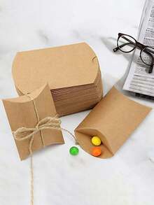 50 cái Gối Hình dạng Giấy Kẹo hộp Cho đám cưới , Đồ trang sức , Thủ công , Bao bì quà tặng Và Lưu trữ , Tiệc sinh nhật Đồ trang trí - Nhiều màu - Xem 4