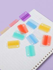 5/15/30/50个彩色索引夹、多功能书签、高品质文件分隔符、回形针 - 彩色 - 查看 4
