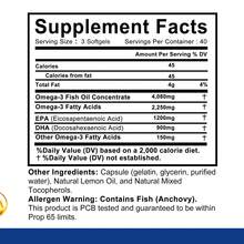XEMENRY Omega-3 Fish Oil - Enhance Memory, Concentration And Cognition, Promote Brain And Eye Health, Enhance Immune Function - One bottle - Trial stage - View 2