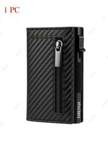 Magnetic Credit Card Holder Men Wallet Money Clip Luxury Anti Theft Minimalist Wallet Money Bag Bank Cardholder Case Mini Vallet
