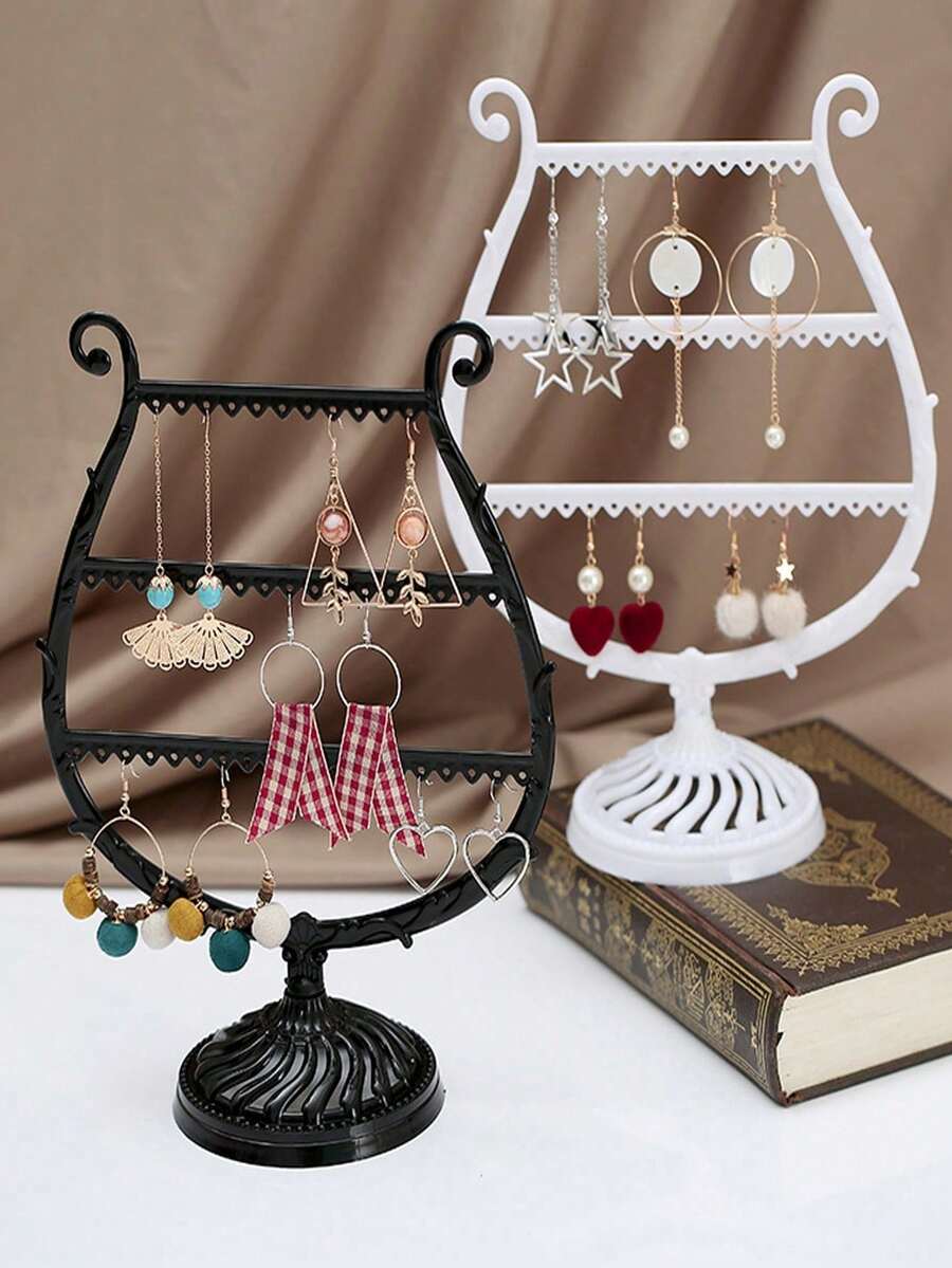 1 pieza Soporte de exhibición de joyería, organizador de aretes y pendientes - Multicolor - Ver 1