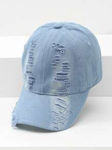 Gorras de béisbol de mezclilla con bordado de letras, agujeros, ajustables, para uso en exteriores en primavera y otoño, unisex, para protección solar