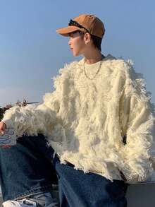 Men Knit Tops - màu đen - Xem 2