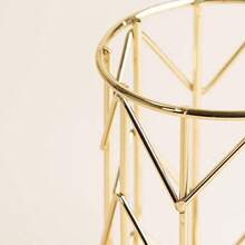 Pen Holder For Desk Gold Metal Pen Holder Makeup Brushes Cup Pencil Holders Office&Home Organizer,Stationery,Back To School,Bag,Case - Single Piece - View 8