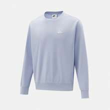 Nike 男士 AS M NK CLUB FT CREW 运动衫/套头衫针织连帽运动衫 FN3889-057 - 藍色 - 查看 1