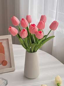 10 bông hoa tulip nhân tạo nhiều màu, hồng nhạt, hồng và trắng, thích hợp cho vườn ngoài trời, trang trí trong nhà, bình hoa, cây giả, mọi mùa, trang trí nhà cửa, trang trí đám cưới, hoa cưới, hoa đeo tay, cổng vòm, tiệc tùng, quà tặng, giáng sinh, lễ tạ ơn, trở lại trường, ngày lễ tình nhân, ngày nhà giáo, ngày của mẹ, phòng, nhà, tường, phòng tắm, phòng ngủ, phụ kiện bàn làm việc, đồ dùng đám cưới, phòng khách, văn phòng, nhà bếp, quà tặng tiệc tùng, quà tặng phù dâu - Nhiều màu - Xem 7