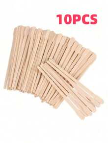 木质脱毛蜡棒，适用于眉毛、唇毛、鼻毛去除，一次性蜡棒，脱毛蜡棒，美发沙龙美容旅行必备品