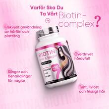 Vitastrong Biotin Hair High Dose – 450 Tablets (15 Months) With Keratin, Selenium, Zinc, Copper, Bamboo And Vitamins For Hair And Nails