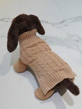 Dachshund Dog Long Sweater, Extended Sweater For Small Cats & Dogs