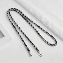 1pc Gold Leather Phone Lanyard, Pearl Crossbody Phone Strap, Women's Multi-Color Long Halter Phone Charm, Bag Chain Keychain (Phone Case Not Included) - Multicolor - View 12