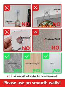 10/20/40 pièces Crochets muraux ultra-résistants - Supports adhésifs porteurs, design invisible et sans couture - Idéal pour accrocher des cadres, des impressions sur canevas, des photos de mariage, de la décoration d'intérieur et de l'organisation, installation facile, n'endommage pas les murs