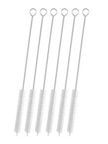 5件装304不锈钢吸管刷适用于杯子、水壶、管道、键盘、多用途清洁刷 - 白色 - 查看 8