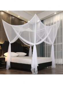 Mosquito Net: Single Opening Dome Mosquito Net / 4-Opening Mosquito Net, Hanging Mosquito Net, Hanging Suspended Anti-Mosquito Net Curtain, Home Bedroom Palace Floor-Standing Mesh Canopy, Dome Fit For Beds Under 1.5M, Square Fit For Beds Under 1.8M, Bedroom Outdoor Decor, Children Baby Adult Bed Decor, No Lighting - Multicolor - View 14