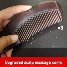 3 Stück/2 Stück/1 Stück Anti-Schuppen Kopfhaut Massage Bürste, Multifunktions-Energiekamm, Cut Out Zähne Bürste für Kopfhautmassage, Entfernung von Schuppen, Öl-Kontrolle, geeignet für Männer und Frauen, gesunde Kopfhaut, bessere Haarqualität, Haarclip, Haarzubehör - Energiebürste, Cut Out Kamm, Haarpflege Bürste, Anti-Öl, Anti-Schuppen, kein Haare waschen notwendig, Anti-Haarausfall