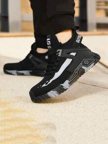 Unisex Versatile Casual Sports Shoes, Breathable Waterproof Anti-Crush Anti-Pierce Work Boots, Suitable For All Seasons