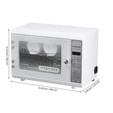 Nail Tool Cleaning Machine, 12L Large Capacity, Multi-Functional Tool Cabinet Cleaner Box With Timer Setting, Tempered Glass Door, 185nm Wavelength, For Labs, Home, Nail Salons, Beauty Salons - US A Type Plug(110-127V) - View 10