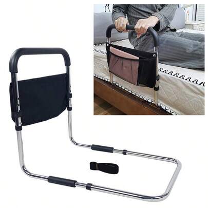 Elderly Bed Rail Mobility Aid Guard Adjust Assist Grab Bar For Senior Disabled