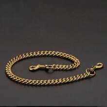 金属链带更换，手提包改装肩带，耐用不褪色高端链条 - 銅色 - 查看 3