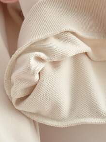 Young Girls Two Pieces Clothes Sets Fall Letter Printing Long Sleeves Cute Bow Sweatershirt And Pants Casual Wear Spring Outfits