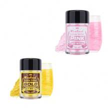 10 Colors Luster Dust Edible Set, Glitter Drink Edible Glitter For Cocktails Baking Dessert Decoration, Glitter Shimmer Sprinkle Powder For Drinks, Baking, Beverages, Cakes, Strawberries, Fondant, Vegan