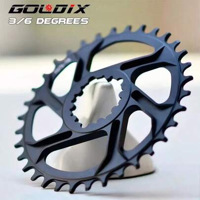 GOLDIX Plato Estrecho Ancho para Bicicleta de Montaña de 30T/32T/34T/36T/38T, Compatible con XX1, X9, XO, X01, GX, NX