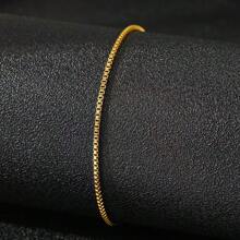 1 pezzo Cavigliera in acciaio inossidabile ultra sottile, gioiello da spiaggia e resort per donna