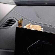 Mini Cute Coffee Cup Rabbit/Dog Decor Ornament For Car Interior Dashboard - Multicolor - View 13
