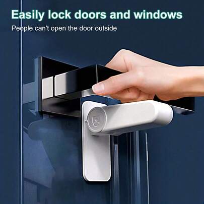 1 st dörrknoppslås, barn- och babyskydd mot klämskador, husdjurssäker dörröppnare, skruvfri, lådlås, vitt dörrknoppsskydd