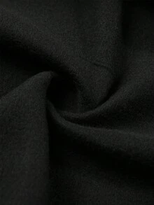 YUNCHIC - Men's Hooded Sweatshirt With Face Mask, Creative Prayer Pattern, Protective Balaclava Design, Autumn/Winter Outdoor Cycling Running Sports Jacket, Side Pockets For Comfort - Black - View 10