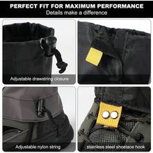 EstiloTendenciaGators Para Botas Y Zapatos De Senderismo, Polainas Ligeras Y Ajustables Para Hombres Y Mujeres, Polainas De Senderismo Impermeables Para Nieve, Senderismo, Caza, Caminar, Esquí, Raquetas De NieveCalidad PremiumVersióN Mejorada - 1 - Ver 5