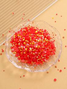 2MM-6MM, 5 Sizes Mix, 2000pcs/Pack, Non-HotFix, Multi Colors, Glue On Round Flatback Crystal Rhinestones Gems Jewelry Beads DIY Diamond Design Accessories Glitter Decal Decorations For Phone Cover,Clothes,Bag,Shoes, Handicraft Products.