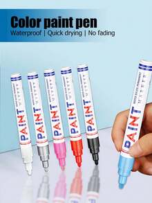 Waterproof Quick-Drying Non-Fading Paint Marker Pen For Furniture, Car Tire Repair And Retouch